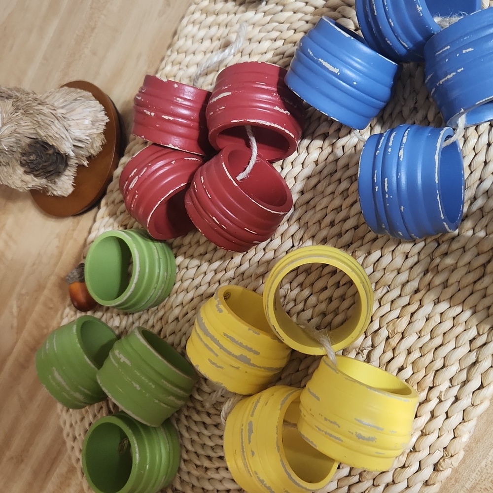 Rustic napkins rings. - Picture 6 of 6